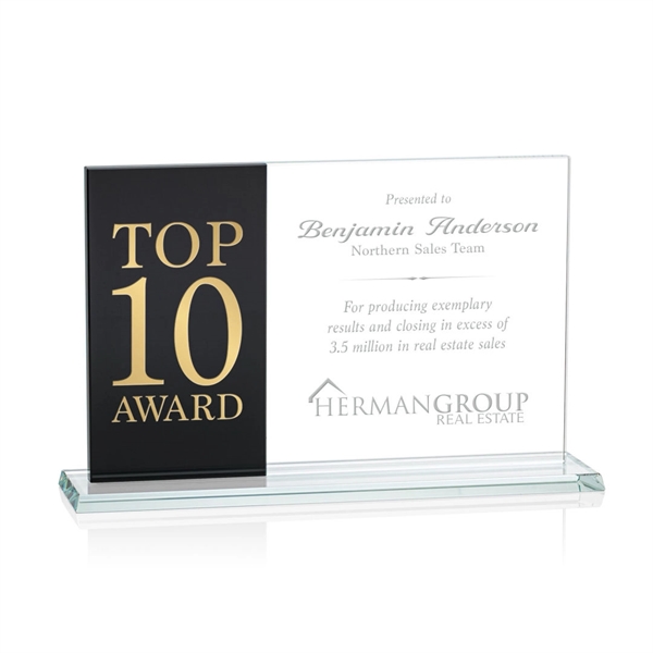 Composite Horizontal - Starfire/Black... from ASI 84592 St Regis Group / Prestige Glass