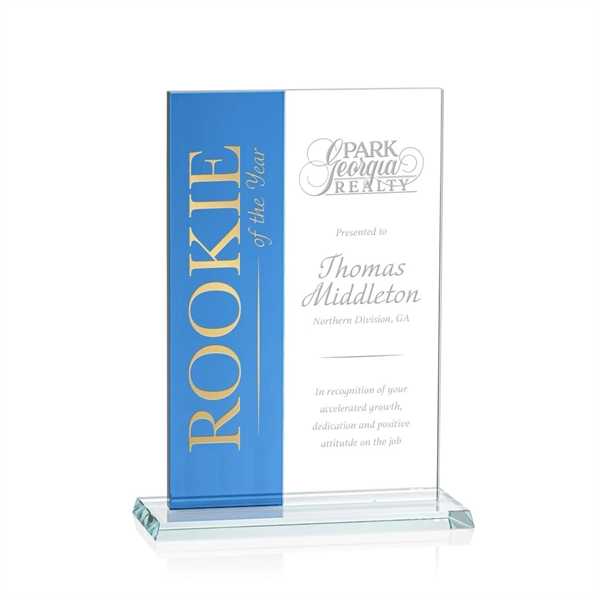 Composite Vertical - Starfire/Blue... from ASI 84592 St Regis Group / Prestige Glass