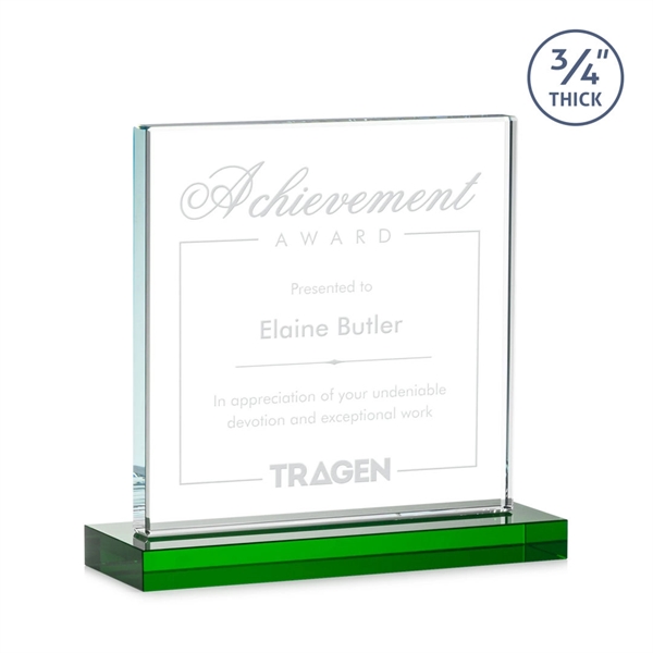 A solid pane of thick 0.75” Starfire Crystal is mounted on... from ASI 84592 St Regis Group / St Regis