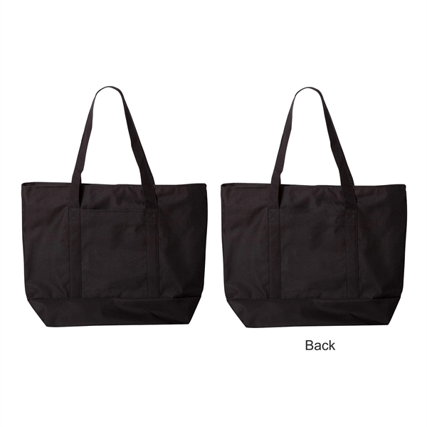 Tote bag made of 600 Denier recycled material. Extra large zippered... from ASI 41511 Brainchild USA Inc / BrainChild Gift Club