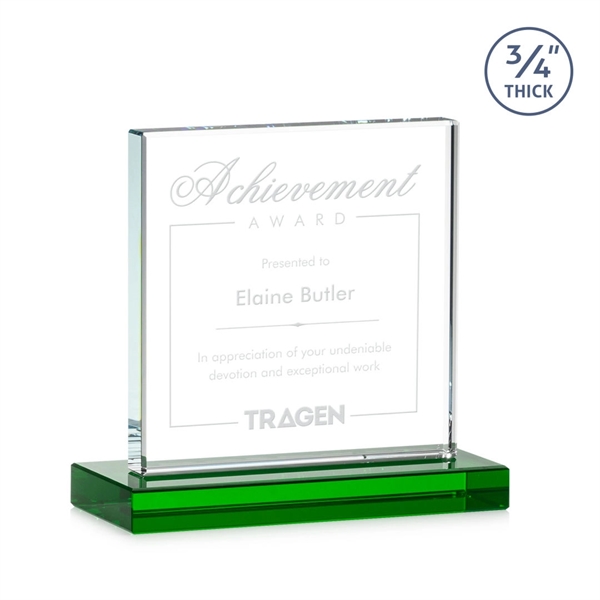 A solid pane of thick 0.75” Starfire Crystal is mounted on... from ASI 84592 St Regis Group / St Regis