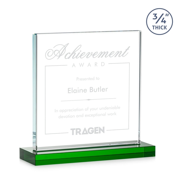 A solid pane of thick 0.75” Starfire Crystal is mounted on... from ASI 84592 St Regis Group / St Regis