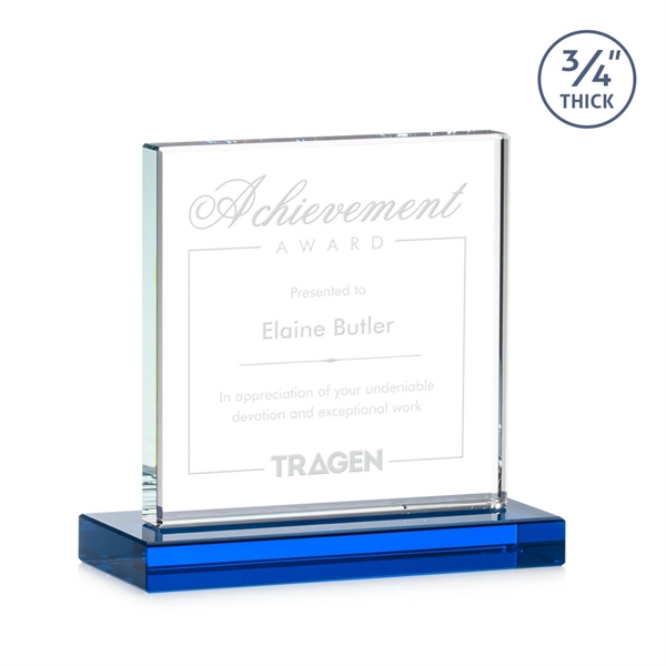 A solid pane of thick 0.75” Starfire Crystal is mounted on... from ASI 84592 St Regis Group / St Regis