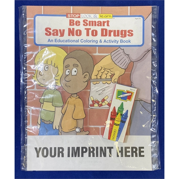 COLORING BOOK SET: Be Smart, Say No to Drugs educational coloring... from ASI 45815 Coloring Book Solutions / Coloring Book Solutions™