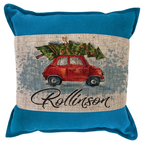 8" x 40" printed burlap pillow wrap.... from ASI 92531 Unique Custom Products / UCP