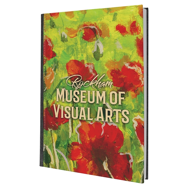 7" x 9,75" printed sketchbook with lined paper.... from ASI 92531 Unique Custom Products / UCP