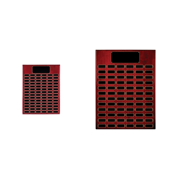 18" x 24" rosewood perpetual plaque with high-gloss piano finish and... from ASI 92531 Unique Custom Products / UCP