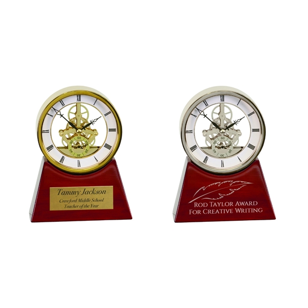 7.25" executive clock with engraving.... from ASI 92531 Unique Custom Products / UCP