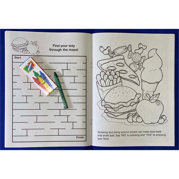 COLORING BOOK SET: Be Smart, Say No to Smoking educational coloring... from ASI 45815 Coloring Book Solutions / Coloring Book Solutions™