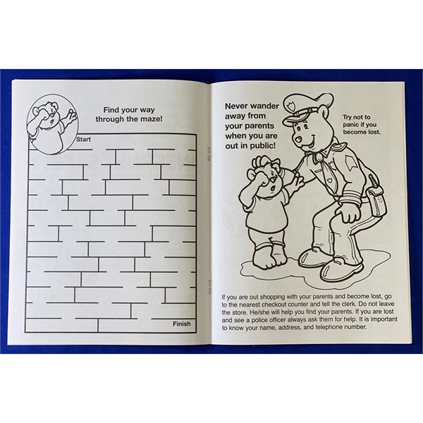 Be Smart, Say No to Strangers educational coloring and activity book.... from ASI 45815 Coloring Book Solutions / Coloring Book Solutions™