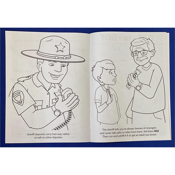 The Local Sheriff coloring book reminds children that law enforcement officers... from ASI 45815 Coloring Book Solutions