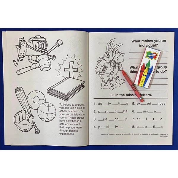 COLORING BOOK SET: Gangs Are Not For You educational coloring and... from ASI 45815 Coloring Book Solutions / Coloring Book Solutions™