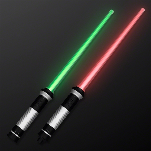 Blank or imprinted. Deluxe Double Saber with Color Change Lights &... from ASI 34194 ALightPromos / Alight Promotional Products