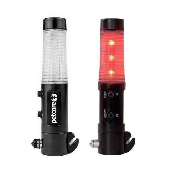 Auto safety tool with LED warning lights, seat belt cutter and... from ASI 99030 Zipline / Zipline®