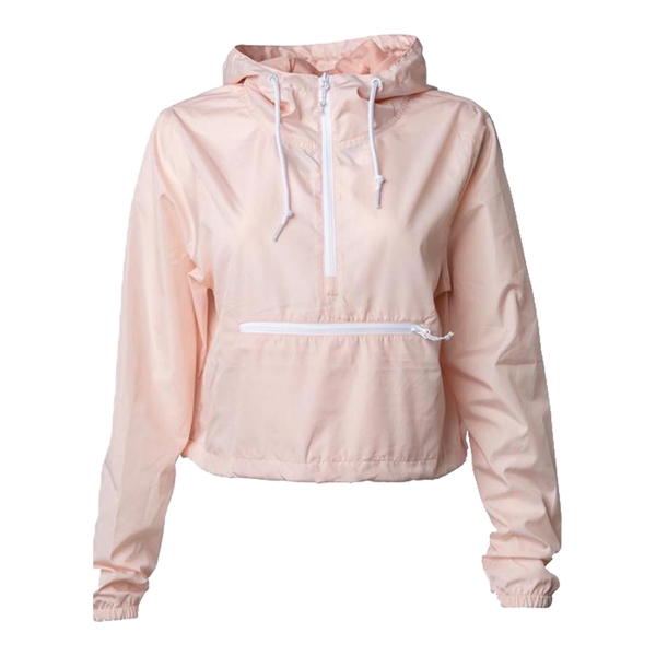 Independent Trading Co. Women's Lightweight Crop Windbreaker... from ASI 30208 A P Specialties / AP Specialties