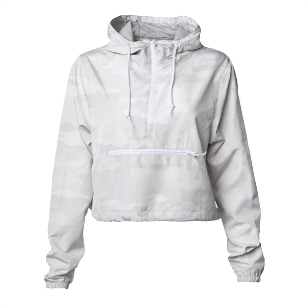 Independent Trading Co. Women's Lightweight Crop Windbreaker... from ASI 30208 A P Specialties / AP Specialties