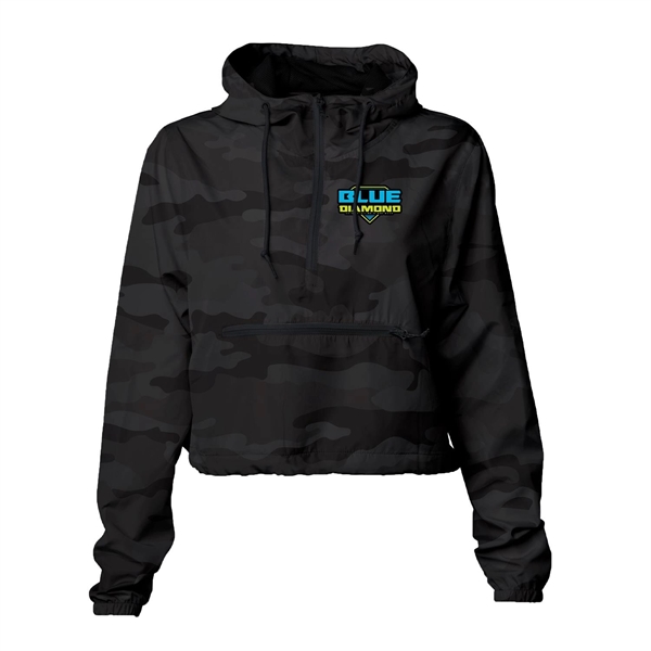 Independent Trading Co. Women's Lightweight Crop Windbreaker... from ASI 30208 A P Specialties / AP Specialties