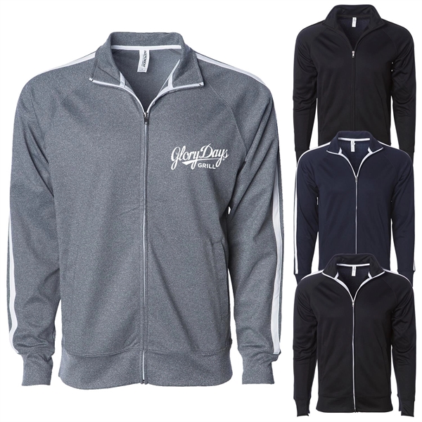 INDEPENDENT TRADING CO. UNISEX LIGHTWEIGHT POLY-TECH TRACK JACKET... from ASI 30208 A P Specialties / AP Specialties