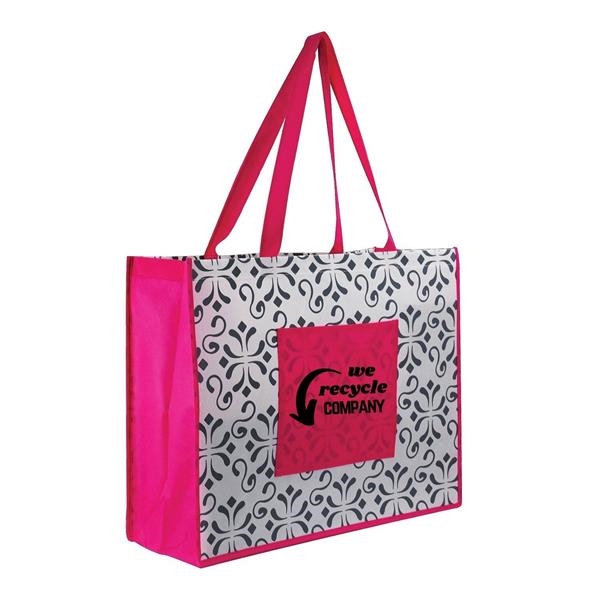 Non-woven polypropylene Chi bag with 24" handles for ease and comfort... from ASI 93990 IMAGEN Brands