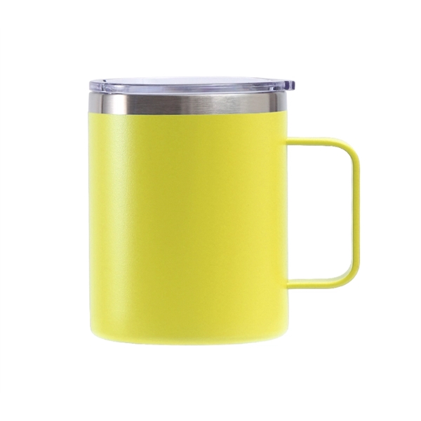 Stainless steel mug with lid + silkscreen imprint on 1 color... from ASI 37218 Athena Promo (tm)
