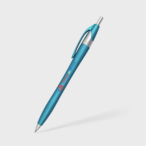 A soft touch Javalina ballpoint pen featuring metallic colors... from ASI 61966 HPG / Hub Pen