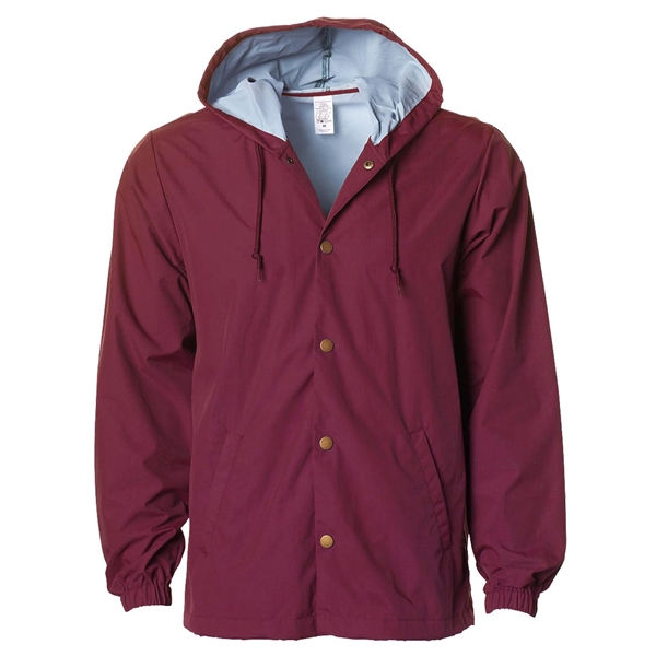 INDEPENDENT TRADING CO. WATER RESISTANT HOODED WINDBREAKER JACKET... from ASI 30208 A P Specialties / AP Specialties