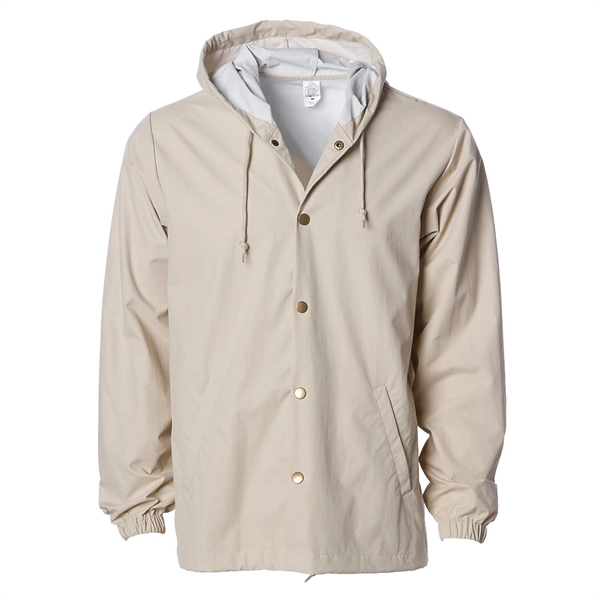 INDEPENDENT TRADING CO. WATER RESISTANT HOODED WINDBREAKER JACKET... from ASI 30208 A P Specialties / AP Specialties