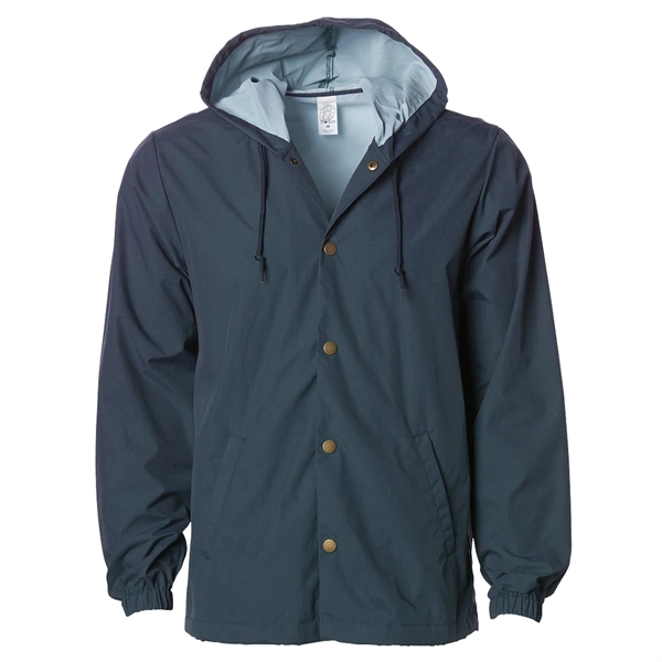 INDEPENDENT TRADING CO. WATER RESISTANT HOODED WINDBREAKER JACKET... from ASI 30208 A P Specialties / AP Specialties