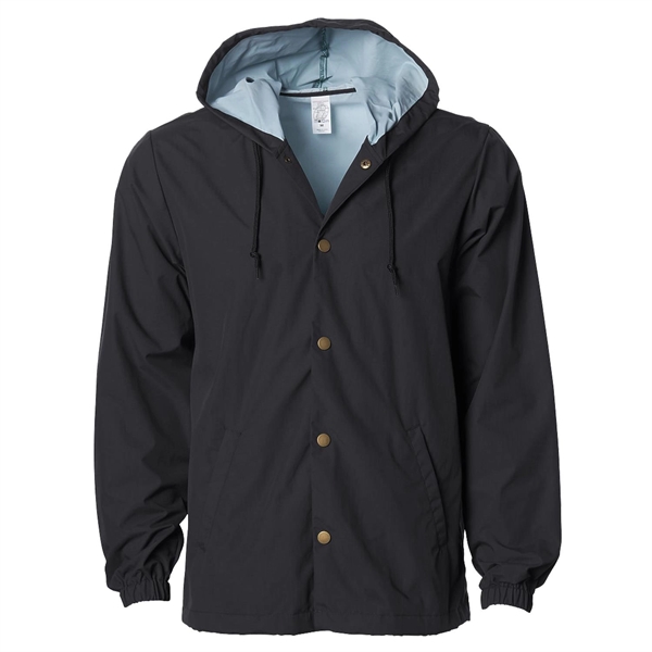 INDEPENDENT TRADING CO. WATER RESISTANT HOODED WINDBREAKER JACKET... from ASI 30208 A P Specialties / AP Specialties