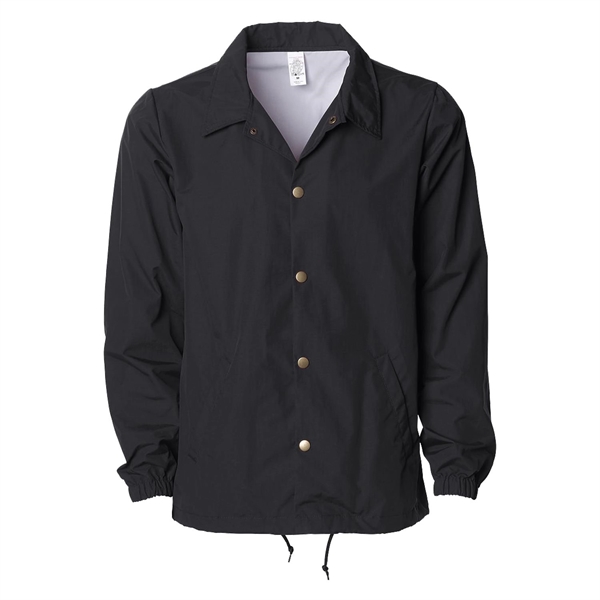 INDEPENDENT TRADING CO. WATER RESISTANT WINDBREAKER COACHES JACKET... from ASI 30208 A P Specialties / AP Specialties