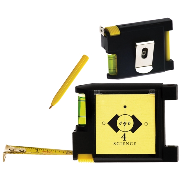 Multi function tape measure with notepad and pen.... from ASI 61125 Hit Promotional Products / Hit®