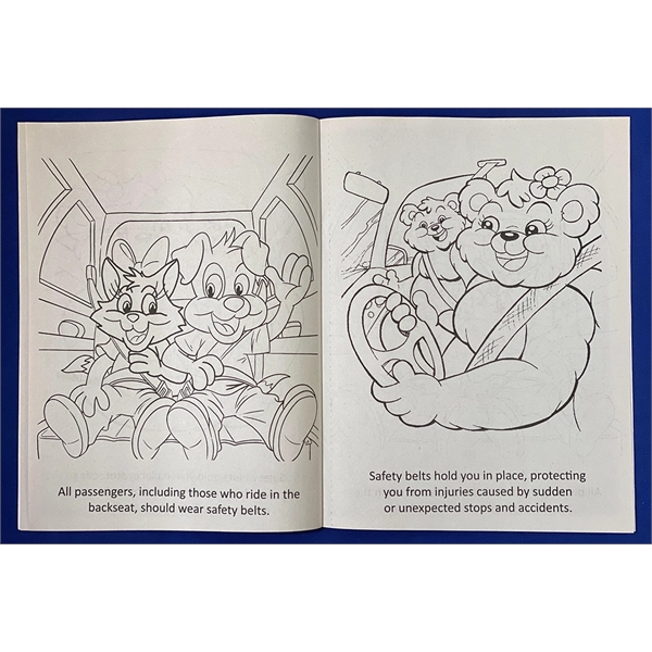 Seat Belt Safety coloring and activity book.... from ASI 45815 Coloring Book Solutions / Coloring Book Solutions™