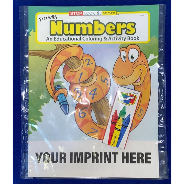 COLORING BOOK SET: Fun with Numbers coloring book fun pack.... from ASI 45815 Coloring Book Solutions / Coloring Book Solutions™