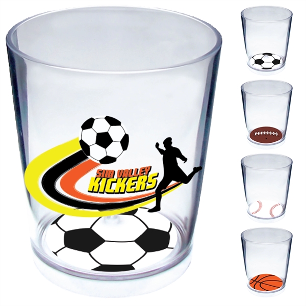 Sport Tumblers and Handled Mug w/ 3D sports ball in the... from ASI 61952 Howw Mfg Co Inc / Howw USA