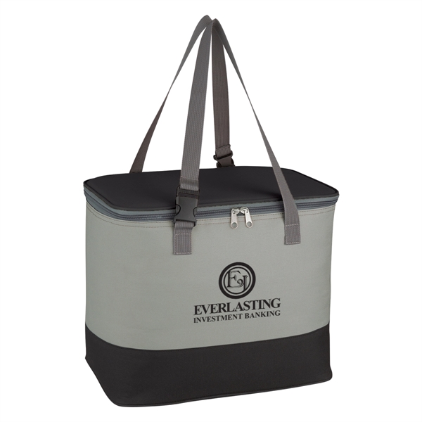 Polyester cooler bag with foam insulation, zippered main compartment and 22"... from ASI 61125 Hit Promotional Products / Hit®