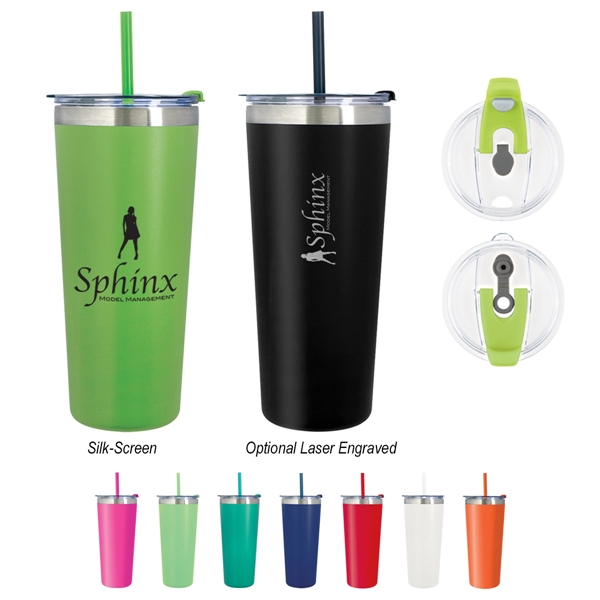 22 oz. Colma tumbler with stainless steel inner and outer walls... from ASI 61125 Hit Promotional Products / Hit®