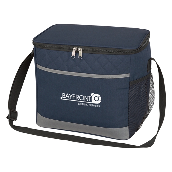 Carter quilted cooler bag made of polyester with PEVA lining, an... from ASI 61125 Hit Promotional Products / Hit®