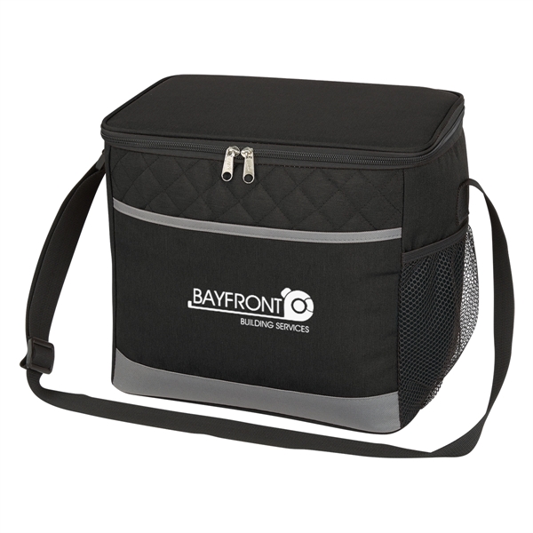Carter quilted cooler bag made of polyester with PEVA lining, an... from ASI 61125 Hit Promotional Products / Hit®