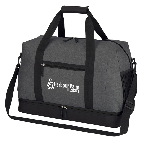 19 1/2" x 12 1/2" x 10" duffel bag made of... from ASI 61125 Hit Promotional Products / Hit®