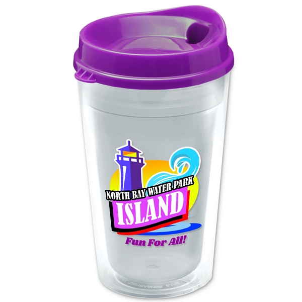 16 oz. Double-Wall Insulated Transparent Tumbler with Auto Sip Lid -... from ASI 55990 Garyline