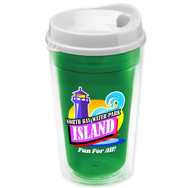 16 oz. Double-Wall Insulated Transparent Tumbler with Auto Sip Lid -... from ASI 55990 Garyline