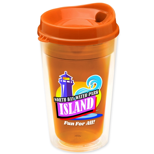 16 oz. Double-Wall Insulated Transparent Tumbler with Auto Sip Lid -... from ASI 55990 Garyline