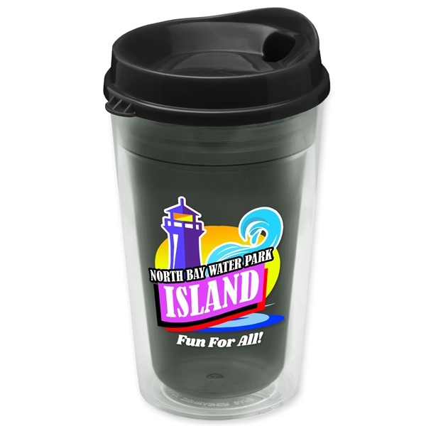 16 oz. Double-Wall Insulated Transparent Tumbler with Auto Sip Lid -... from ASI 55990 Garyline