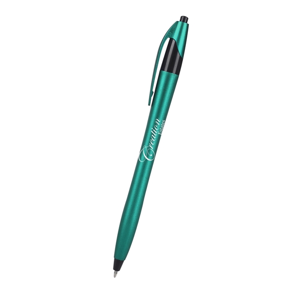 Plunger action dart pen with a metallic build measuring 5 3/4"... from ASI 61125 Hit Promotional Products / Hit®