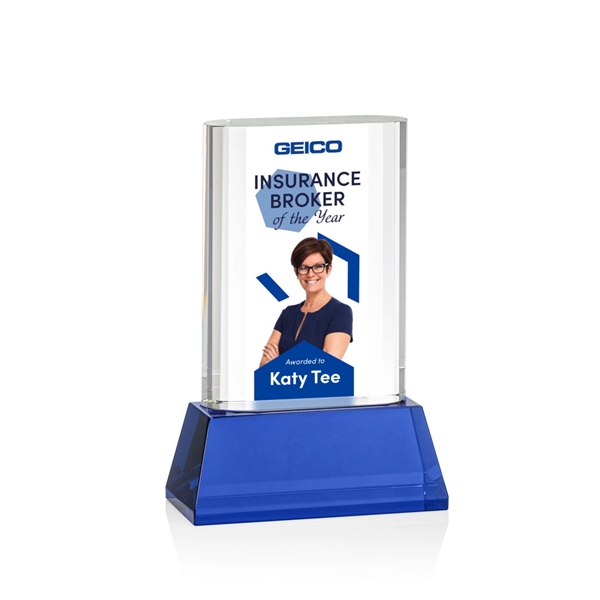 Merit VividPrint™ Award on Base - Blue... from ASI 84592 St Regis Group / St Regis