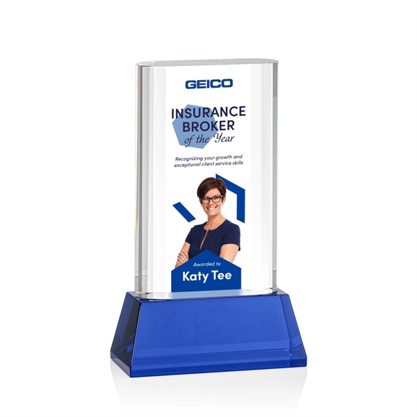 Merit VividPrint™ Award on Base - Blue... from ASI 84592 St Regis Group / St Regis