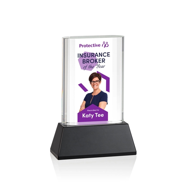 Merit VividPrint™ Award on Base - Black... from ASI 84592 St Regis Group / St Regis