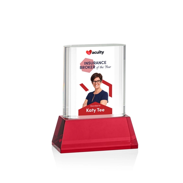 Merit VividPrint™ Award on Base - Red... from ASI 84592 St Regis Group / St Regis