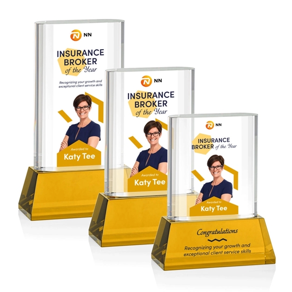 Merit VividPrint™ Award on Base - Amber... from ASI 84592 St Regis Group / St Regis