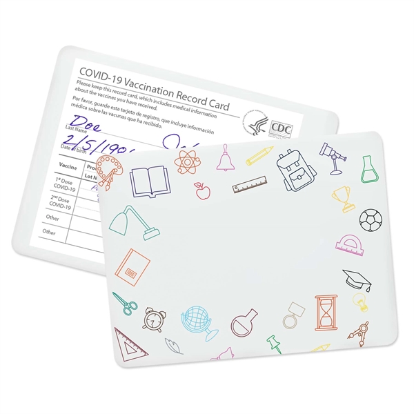 COVID vaccination card holder that's made of vinyl.... from ASI 54040 Fey Promo